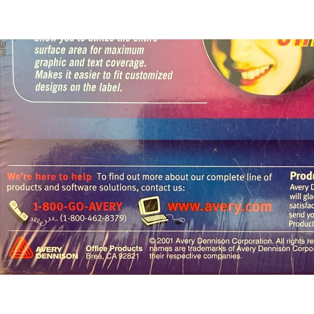 NEW Avery AfterBurner CD/DVD Labeling System Complete Kit Factory Sealed